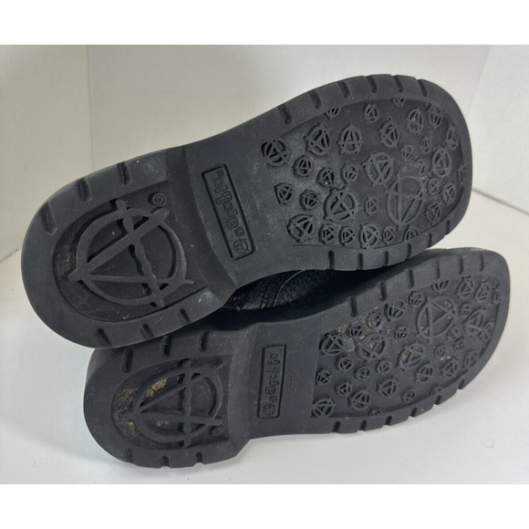 T.U.K. Reptile Pattern Combat Boot Y2k 90's Grunge Punk Gray US Women's Size 10 - Picture 8 of 16